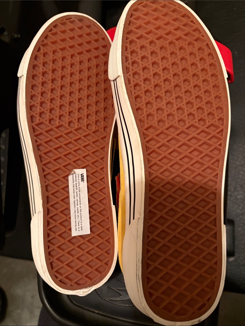 Vans Anaheim Factory Men’s Suede Sneakers - Yellow with White Accents - Picture 3 of 3